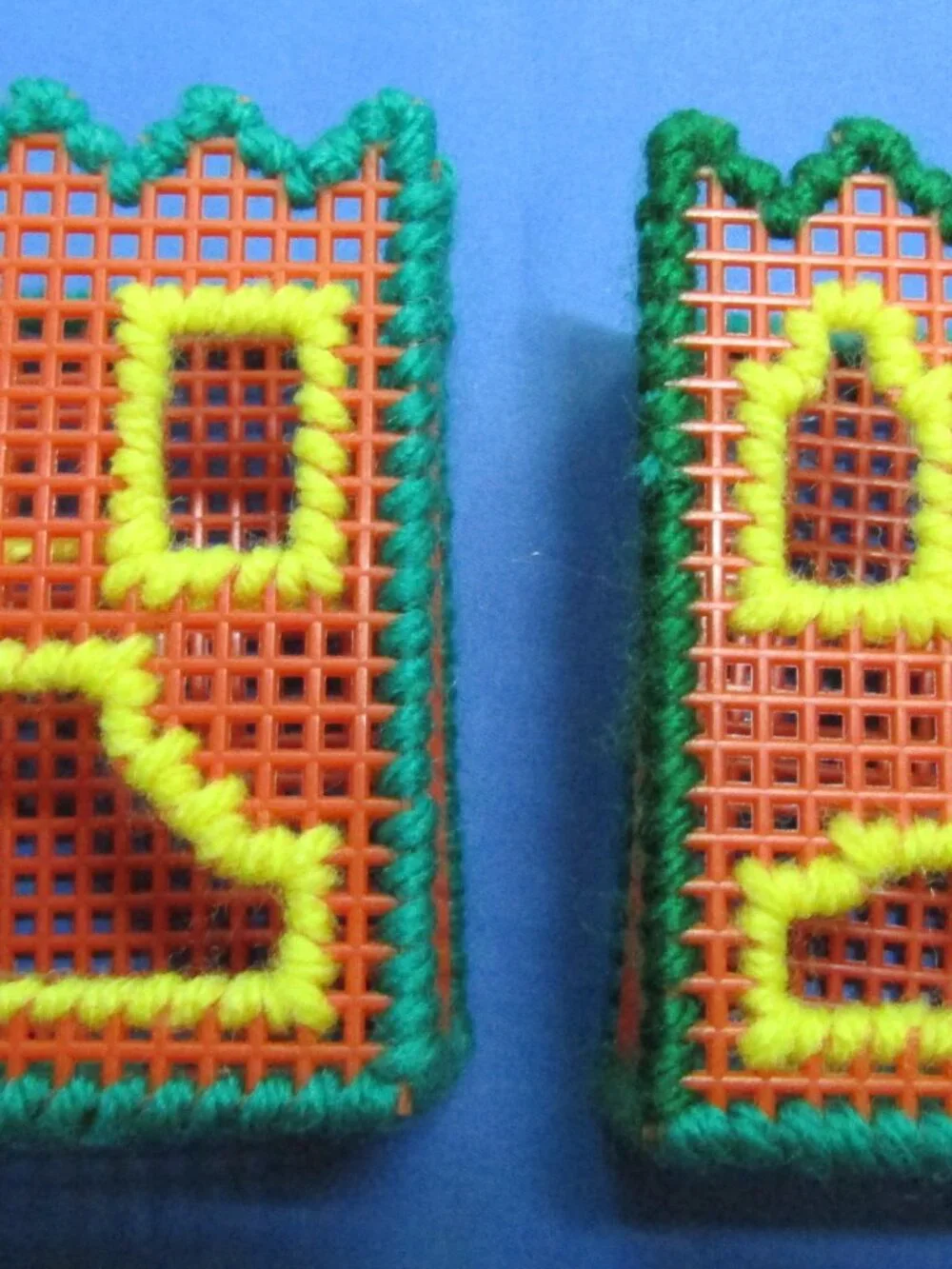 2 Plastic Craft Halloween Boxes for treats 3 x 3 x3